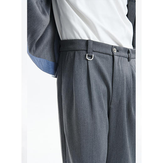 TERRAINCOGNITA2020G系列宽松廓形垂感两穿西装休闲长裤男女同款 商品图3