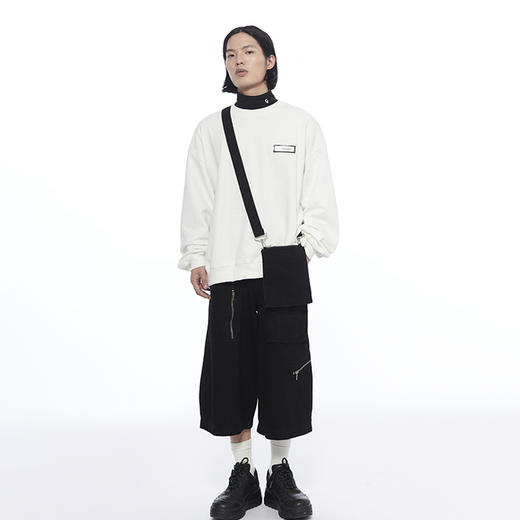 TERRA INCOGNITA多用可拆卸背包牛仔裤宽松休闲阔腿八分裤男女 商品图2