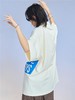 MODITEC 20SS 拼接拉链撞色字母印花POLO衫 OVERSIZE短袖潮流T恤 商品缩略图2