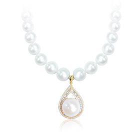 【3.8女神节礼物】珍珠项链 送女友送老婆送母亲 岁月有爱温润如珠