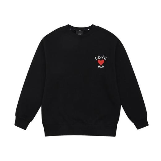 M1B LOVE系列 爱心刺绣 情侣款圆领卫衣 WY492 商品图4