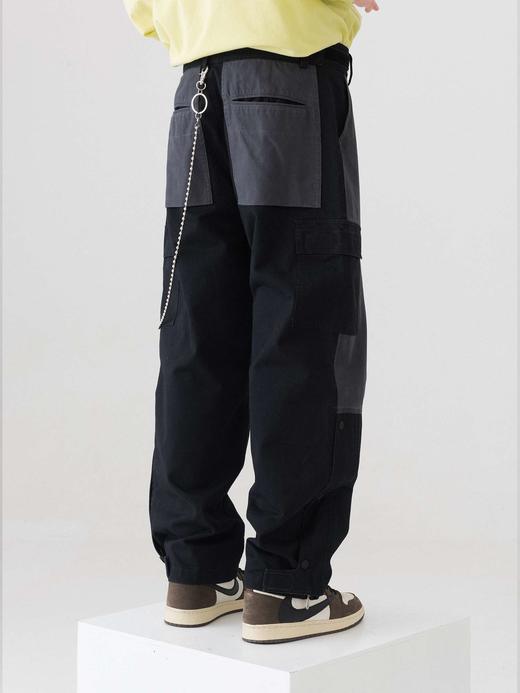 MODITEC AD-29 拼色侧扣直筒裤 改良BDU军裤 水洗工装裤 街头潮流 商品图0