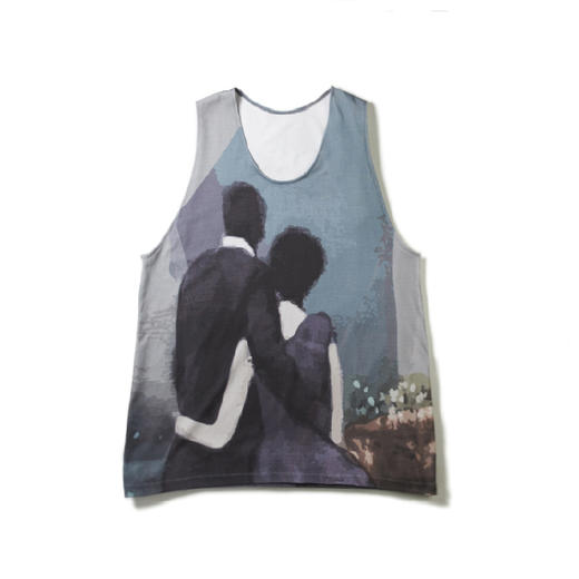 UMAMIISM 20SS 青梅味的降雨 春夏纯棉轻薄透气印花篮球背心 商品图4