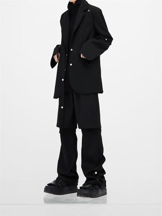 49PERCENT(49%)黑色高领毛衣长袖打底中性修身 商品图3