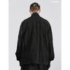 ATTEMPT SS21 叠褶裂缝长袖衬衫男女外套潮牌宽松休闲百搭衬衣 商品缩略图3