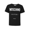 MOSCHINO 莫斯奇诺 女士字母T恤 黑色 0706 5540 1555 商品缩略图0