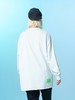 MODITEC 20FW 双色基础字母印花圆领宽松长袖 潮流廓形圆领卫衣 商品缩略图2