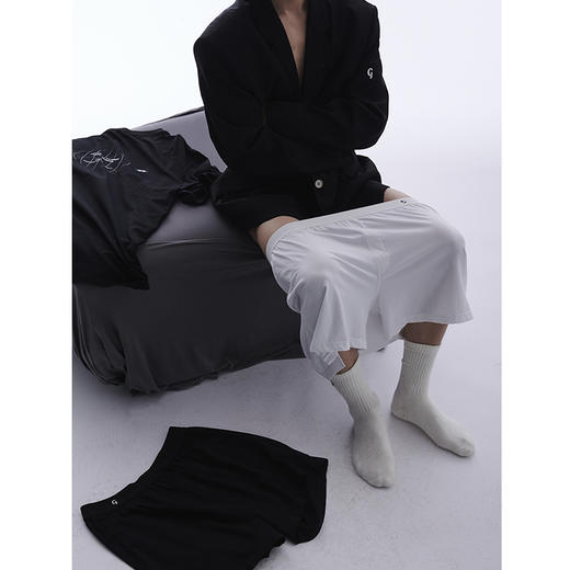 TERRAINCOGNITA G系列刺绣宽松内裤四角裤舒适透气情侣家居裤男女 商品图2