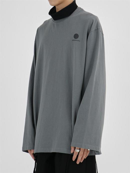 49PERCENT(49%)4色圆环印花基础打底长袖圆领薄款 商品图1