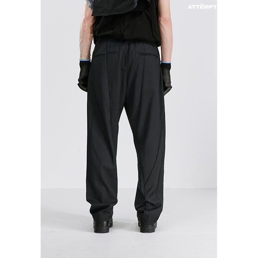 ATTEMPT SS21 十四巧板分割精纺毛料西裤直筒休闲纯色西裤 商品图3