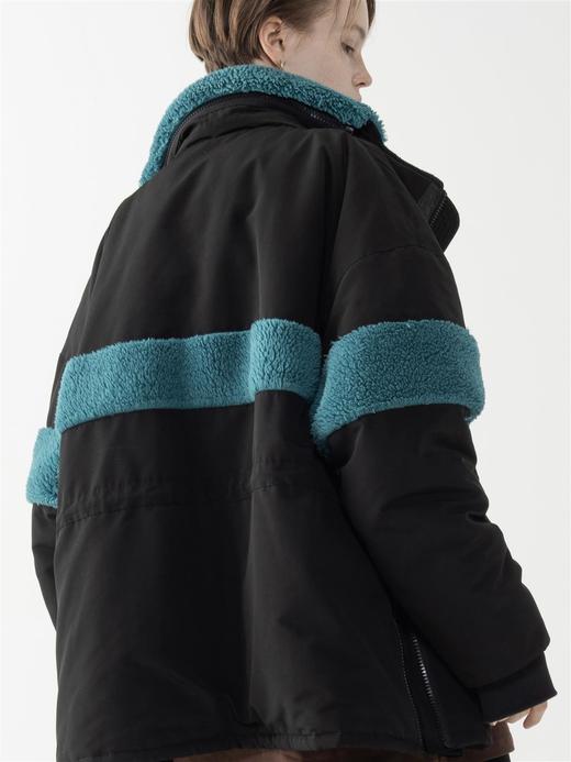 MODITEC珊瑚绒面包服棉衣男 大口袋阔型短款棉服保暖防风冬季棉服 商品图3