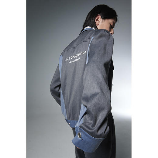 TERRAINCOGNITA2020G系列分解宽松廓形拼接西装夹克外套男女同款 商品图1