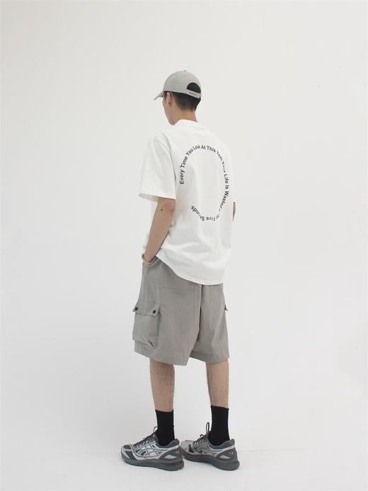 49PERCENT 原创设计2色口袋廓形工装短裤高级简约 商品图3