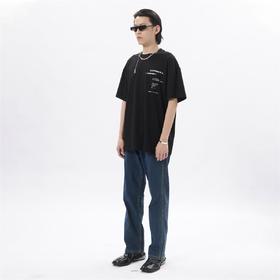 TERRAINCOGNITA2020SSG系列精神载体主题印花宽松百搭休闲男女T恤