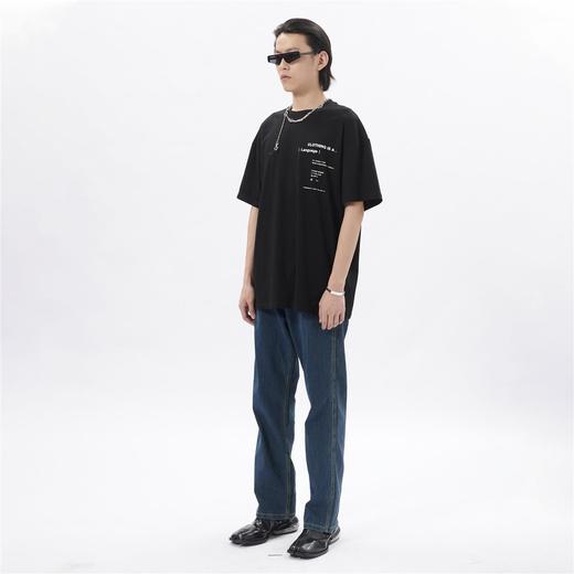 TERRAINCOGNITA2020SSG系列精神载体主题印花宽松百搭休闲男女T恤 商品图0