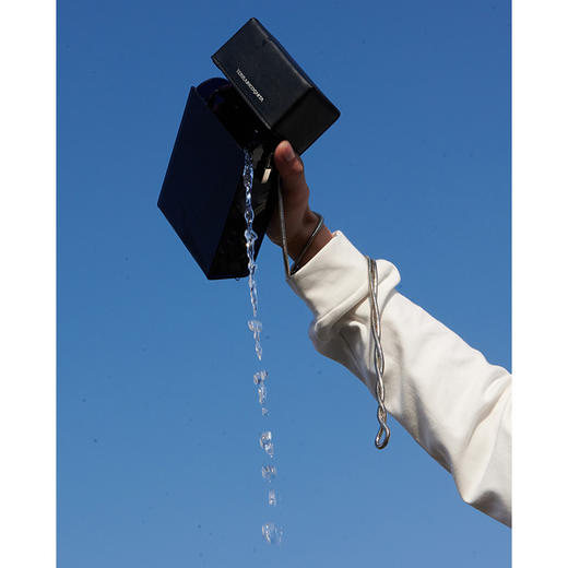 TERRAINCOGNITA黑色亚克力烟盒包休闲百搭方包斜跨单肩链条包男女 商品图0