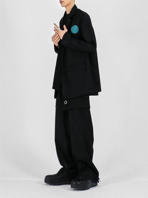 49PERCENT(49%)太空印花落肩西装外套休闲宽松 商品图2