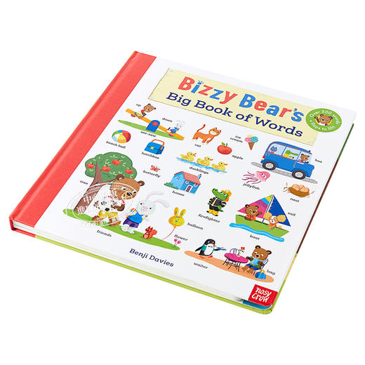 【中商原版】Bizzy Bear’S Big Book Of Words 小熊很忙的单词童话书 Benji Davies 低幼亲子英语启蒙绘本 纸板书 英文原版 3-6岁 商品图2