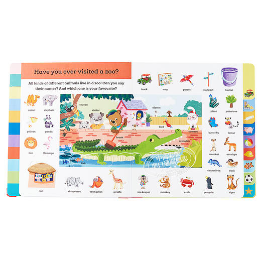 【中商原版】Bizzy Bear’S Big Book Of Words 小熊很忙的单词童话书 Benji Davies 低幼亲子英语启蒙绘本 纸板书 英文原版 3-6岁 商品图5