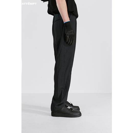 ATTEMPT SS21 十四巧板分割精纺毛料西裤直筒休闲纯色西裤 商品图2