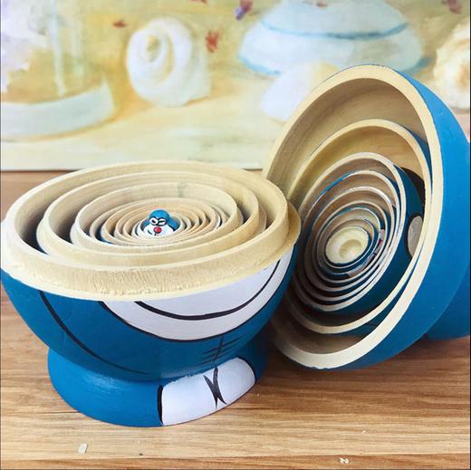 俄罗斯10层木质套娃-哆啦A梦 商品图2