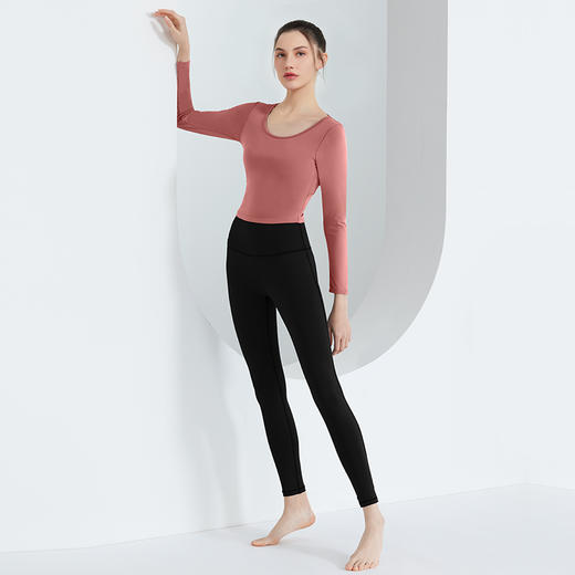 瑜伽健身套装跑步普拉提健身长袖长裤修身显瘦20553 商品图4