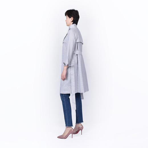 SAINT L’UCK/圣媛女装休闲款条纹风衣SA320F51 商品图2