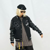 MODITEC 20秋冬 黑武士羊绒皮袖夹棉棒球外套STARKID主题刺绣棉服 商品缩略图2