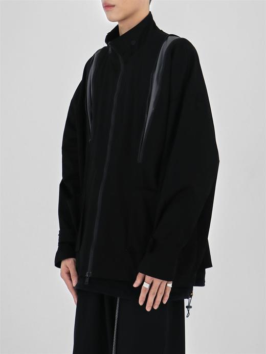 49PERCENT(49%)层次拼接拉链夹克外套立领 商品图3