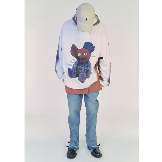 UMAMIISM 有茂密声  21SS 百搭基础款下摆开叉牛仔喇叭裤 商品图1