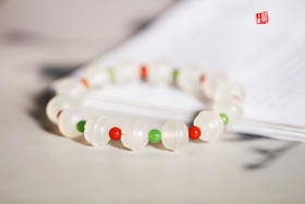 【触手生春】南红荔枝冻铃铛手串