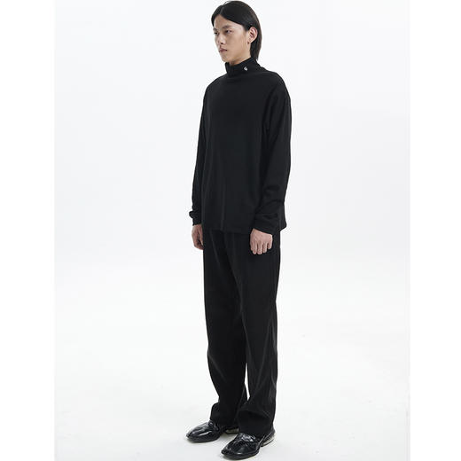 TERRAINCOGNITA2020G系列宽松廓形高领绣花打底卫衣百搭休闲男女 商品图1