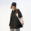 MODITEC 21春夏 日系V领叠穿拼色摇粒绒背心马甲 商品缩略图0