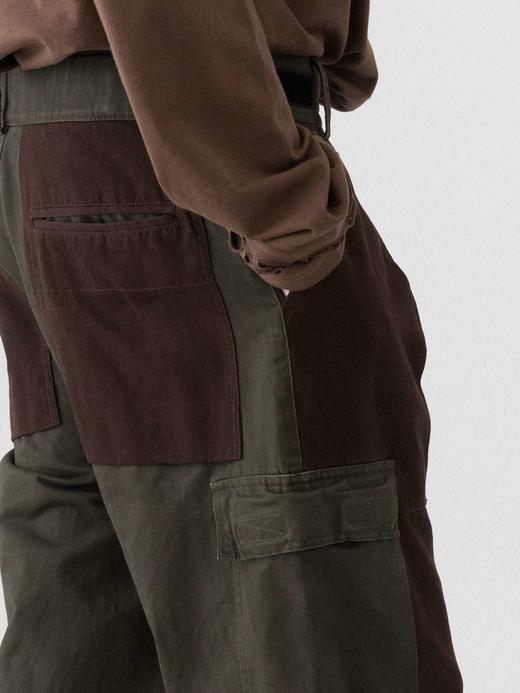 MODITEC AD-29 拼色侧扣直筒裤 改良BDU军裤 水洗工装裤 街头潮流 商品图2