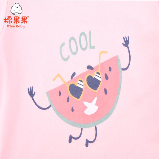 棉果果夏季新品内衣女童莫代尔套头T恤M221140421237 商品图2