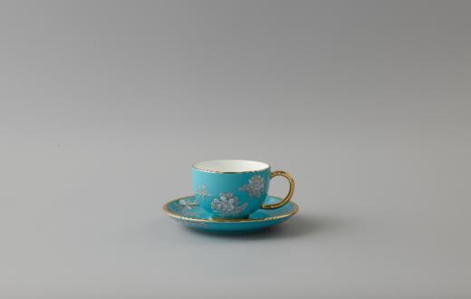 水墨牡丹2头咖啡杯 商品图0