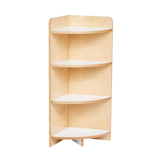 幼儿园家具实木教具转角柜架 蒙氏教具 桦木直角转角柜 商品图4