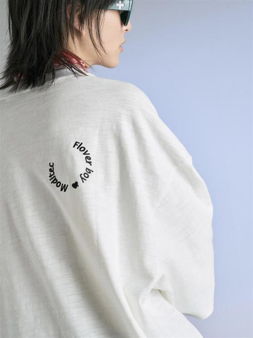 MODITEC 20SS 双色原创爱心笑脸短袖T恤 百搭竹节棉宽松潮流TEE 商品图1