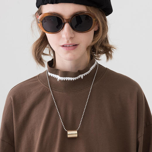 MODITEC 19AW 刺绣破坏高领T恤 做旧破坏打底长袖 商品图2