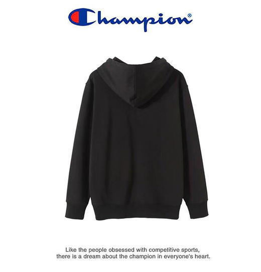 日版 CHAMPION 冠军卫衣 经典单品 ACTION STYLE 小C字母LOGO 连帽衫 男女同款 S码 商品图1