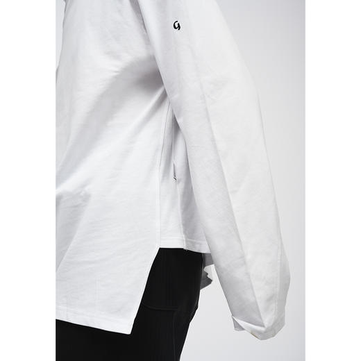 TERRAINCOGNITA2021G系列宽松解构刺绣打底衫不规则百搭长袖T恤男 商品图0