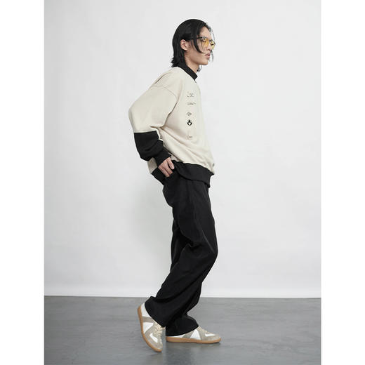 TERRAINCOGNITA20AW G系列潮流宽松百搭刺绣廓形金属套头卫衣男女 商品图1