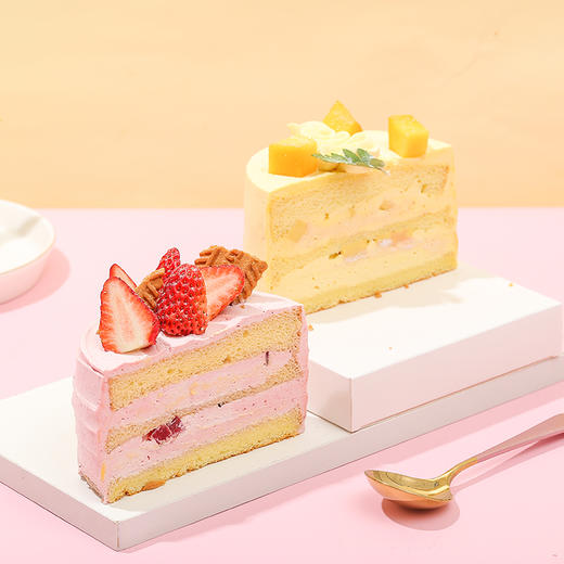 女神双拼5#蛋糕（立减10元）3.8号~3.10号到店自提。所有门店都可自提（卡券） 商品图4