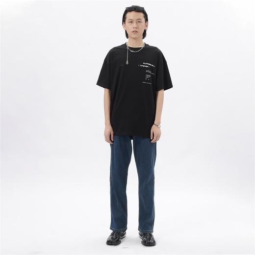 TERRAINCOGNITA2020SSG系列精神载体主题印花宽松百搭休闲男女T恤 商品图1