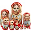 俄罗斯套娃-10层-绿色城堡 商品缩略图0