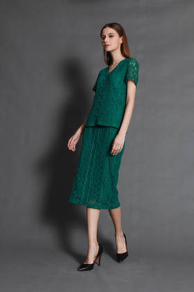 【伯妮斯茵】162T405--绿色T恤--橄榄树--《生命之美-梵高的花园》