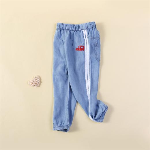 贝贝怡男宝宝休闲条纹牛仔长裤211K2141 商品图4