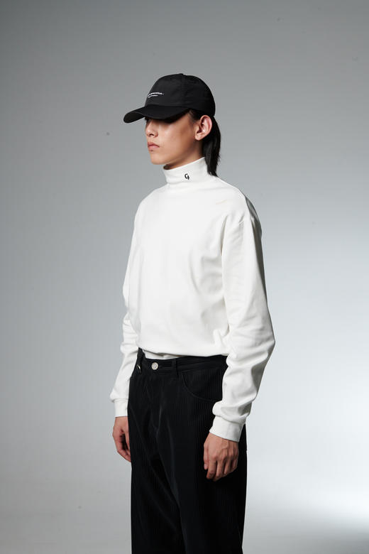 TERRAINCOGNITA2020G系列宽松廓形高领绣花打底卫衣百搭休闲男女 商品图3