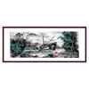 李泽江《闲居图》68*178cm 山水横幅作品 办公室/客厅挂画 商品缩略图0