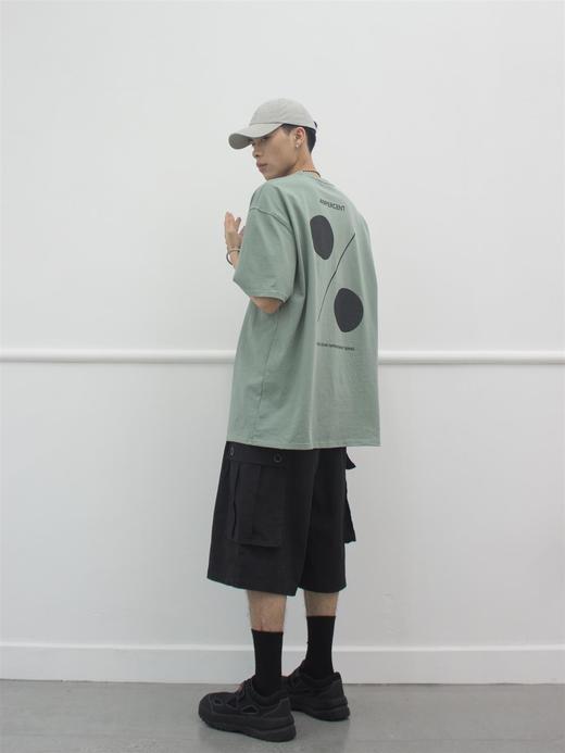 49PERCENT(49%)  20SS 绿色专辑改良设计短袖 商品图3